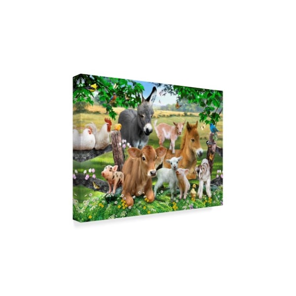 Trademark Fine Art Howard Robinson 'Farm Portrait' Canvas Art, 14x19 - ALI23965-C1419GG
