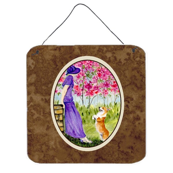 Micasa Corgi Aluminium Metal Wall Or Door Hanging Prints - MI233552