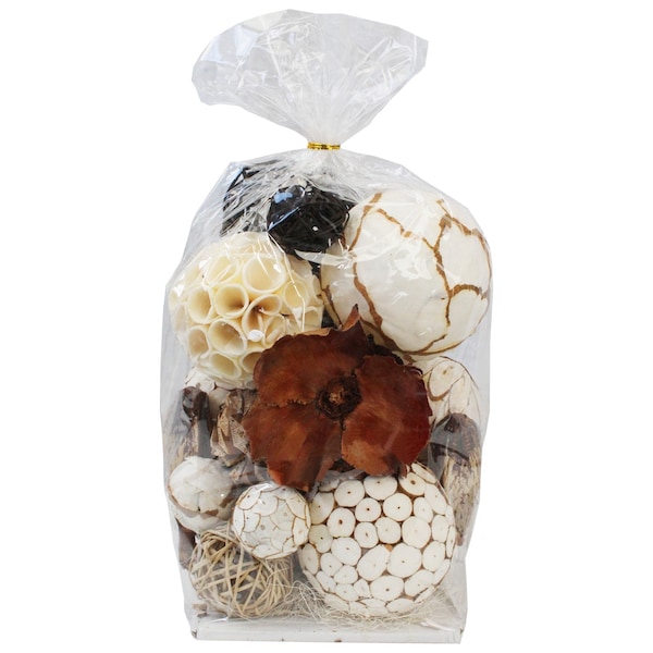 Blue Donuts Decorative Balls for Centerpiece Bowls, Vases, Assorted Wicker Balls - BD3486518