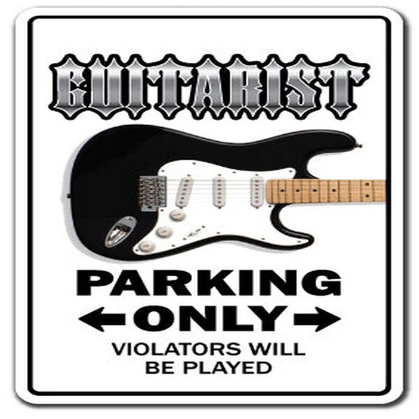 Amistad Electric Guitar Novelty Sticker - AM3934896