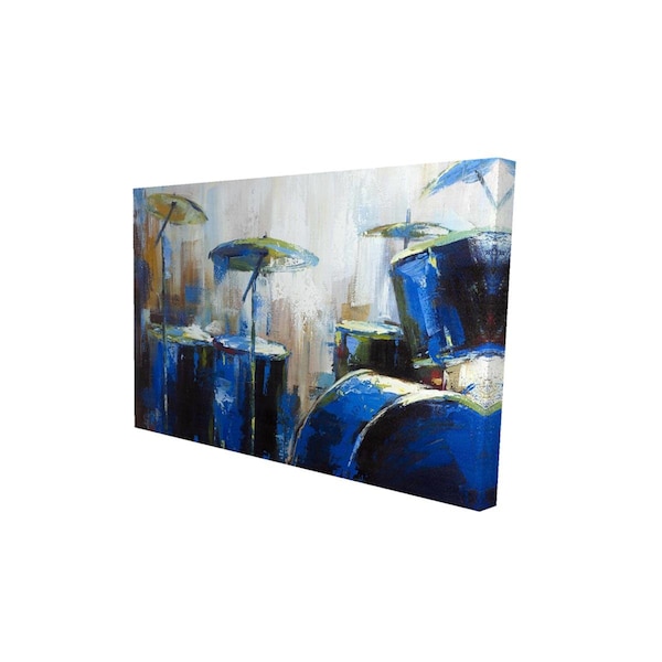 Begin Home Decor 20 x 30 in. Asbtract Drums-Print on Canvas - 2080-2030-MU13