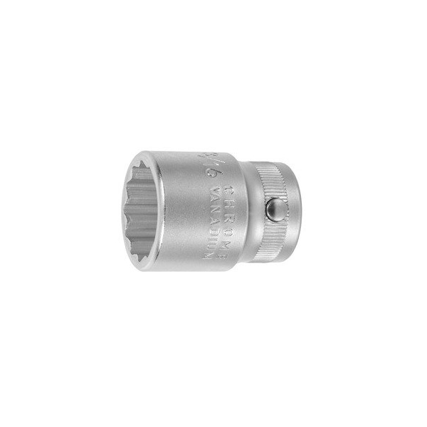 Holex 3/4 inch Drive Socket, 12 pt, 1-3/16 inch - 644602 1.3/16