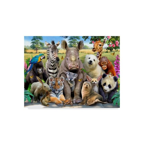 Trademark Fine Art Howard Robinson 'Animal Portrait' Canvas Art, 14x19 - ALI23962-C1419GG