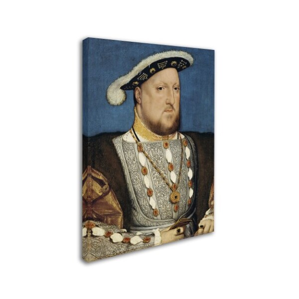 Trademark Fine Art Hans Holbein 'Portrait Of Henry Viii Of England' Canvas Art, 35x47 - AA00525-C3547GG