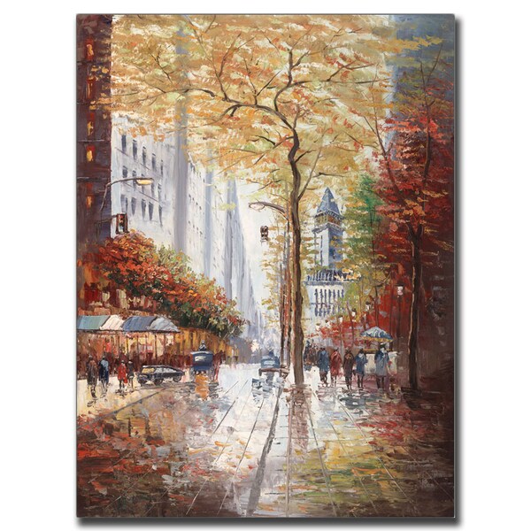 Trademark Fine Art Joval 'French Street Scene II' Canvas Art, 18x24 - JV560-C1824GG