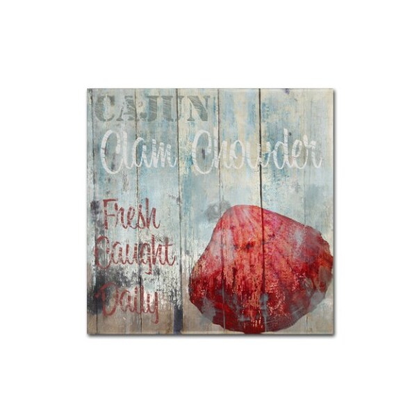 Trademark Fine Art Color Bakery 'New Orleans Seafood IV' Canvas Art, 35x35 - ALI4091-C3535GG