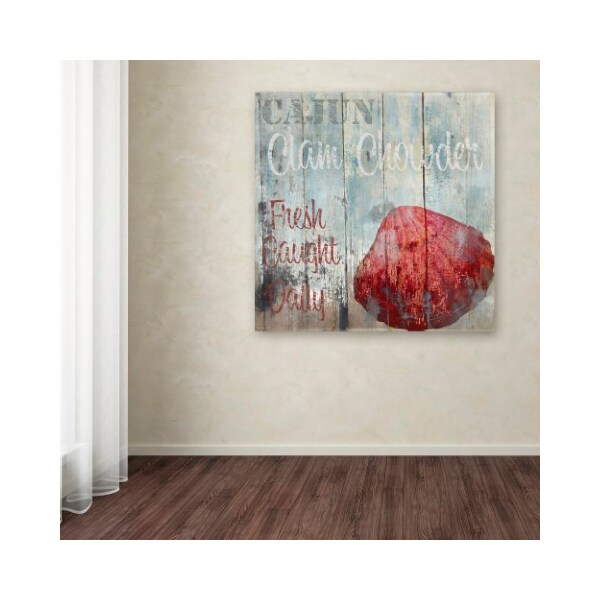 Trademark Fine Art Color Bakery 'New Orleans Seafood IV' Canvas Art, 35x35 - ALI4091-C3535GG