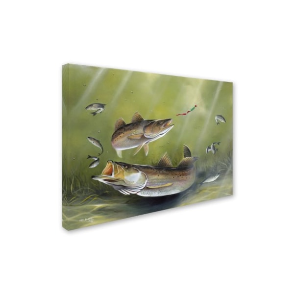 Trademark Fine Art Geno Peoples 'Speckled Trout' Canvas Art, 14x19 - ALI19558-C1419GG