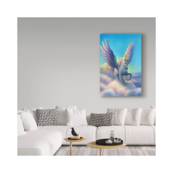 Trademark Fine Art Kirk Reinert 'Pegasus' Canvas Art, 16x24 - ALI30968-C1624GG