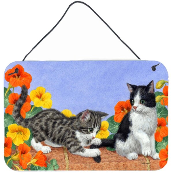 Carolines Treasures Kittens on Wall Wall or Door Hanging Prints - ASA2201DS812