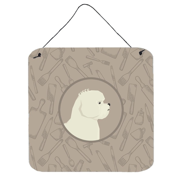 Carolines Treasures Bichon Frise in the Kitchen Wall or Door Hanging Prints - CK2168DS66