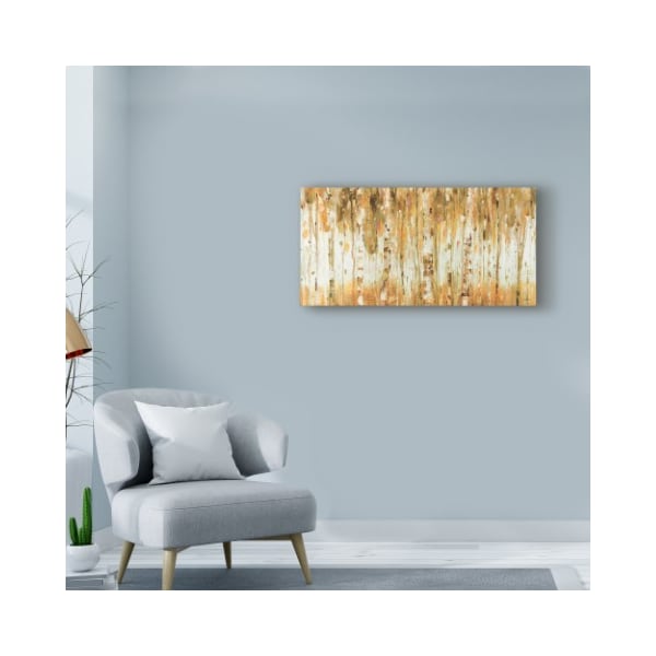 Trademark Fine Art Lisa Audit 'The Forest I Fall Crop' Canvas Art, 10x19 - WAP07701-C1019GG