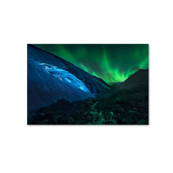 Trademark Fine Art Jesus M Garcia 'Athabasca Cave' Canvas Art, 12x19 - 1X01153-C1219GG