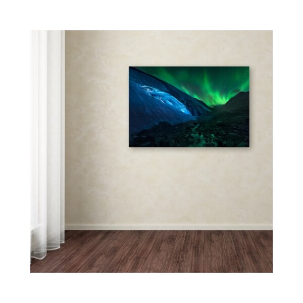 Trademark Fine Art Jesus M Garcia 'Athabasca Cave' Canvas Art, 12x19 - 1X01153-C1219GG