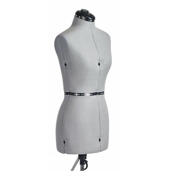 Family Dressform FAMILY DRESSFORM FM-M Family Medium Adjustable Mannequin Dress Form Grey - FM-M