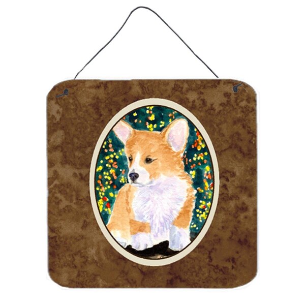 Micasa Corgi Aluminium Metal Wall Or Door Hanging Prints - MI233650
