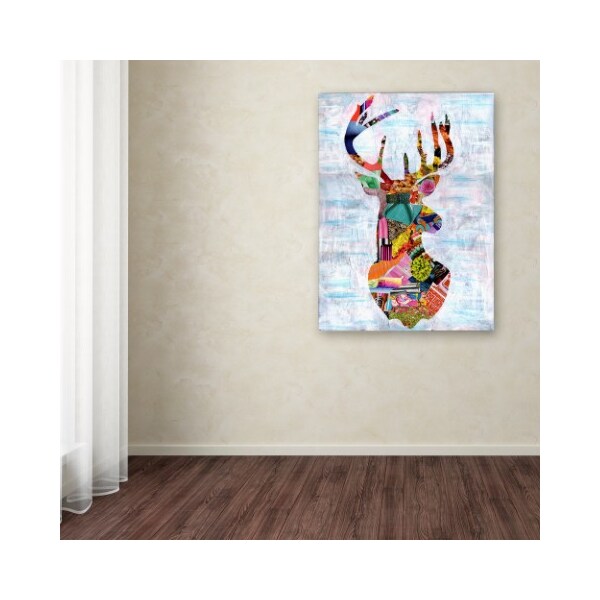 Trademark Fine Art Artpoptart 'Deer' Canvas Art, 18x24 - ALI15739-C1824GG
