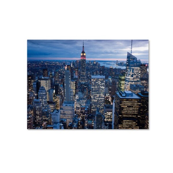 Trademark Fine Art Yakov Agani 'New York City NY' Canvas Art, 16x24 - MA050-C1624GG