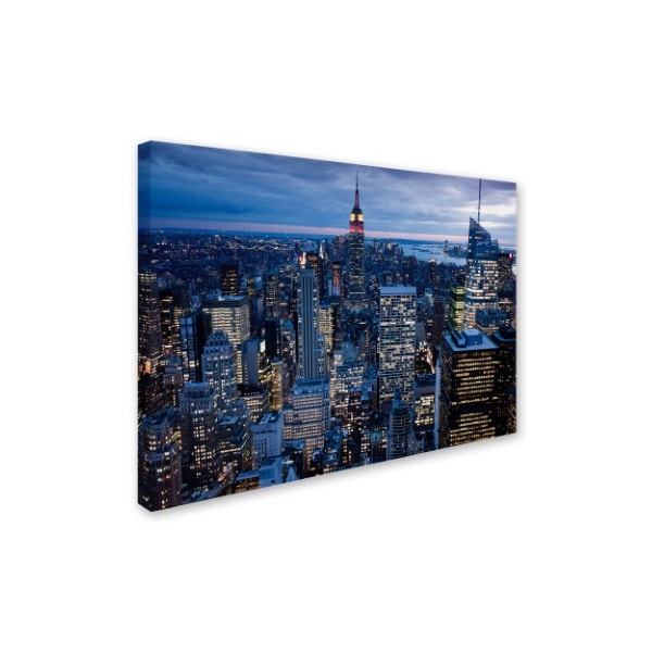 Trademark Fine Art Yakov Agani 'New York City NY' Canvas Art, 16x24 - MA050-C1624GG