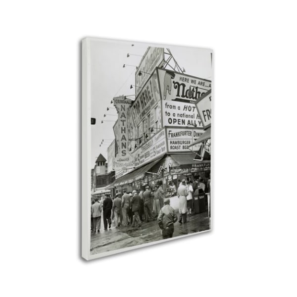 Trademark Fine Art Vintage Apple Collection 'Coney Island II' Canvas Art, 35x47 - ALI6540-C3547GG