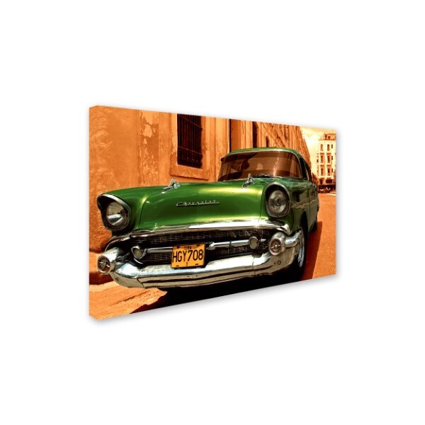 Trademark Fine Art '1957 Chevy Bel Air' Canvas Art, 12x19 - MA008-C1219GG