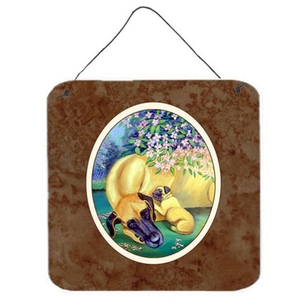 Carolines Treasures Great Dane and Puppy Wall or Door Hanging Prints, 6 x 0.02 x 6 in. - 7234DS66