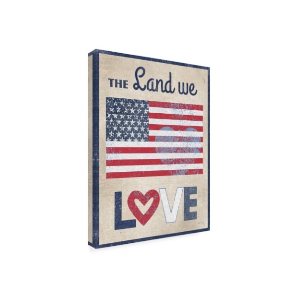 Trademark Fine Art Beth Grove 'The Land We Love Dark' Canvas Art, 18x24 - WAP12179-C1824GG