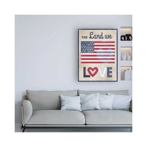Trademark Fine Art Beth Grove 'The Land We Love Dark' Canvas Art, 18x24 - WAP12179-C1824GG