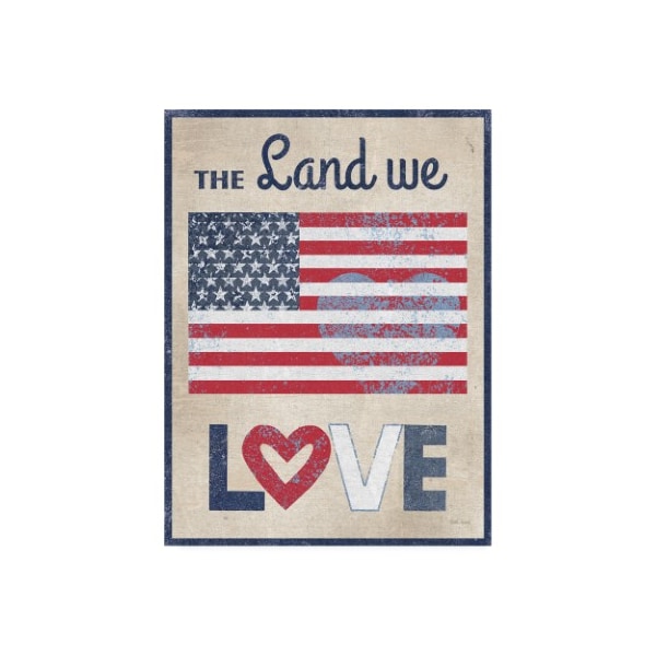 Trademark Fine Art Beth Grove 'The Land We Love Dark' Canvas Art, 18x24 - WAP12179-C1824GG
