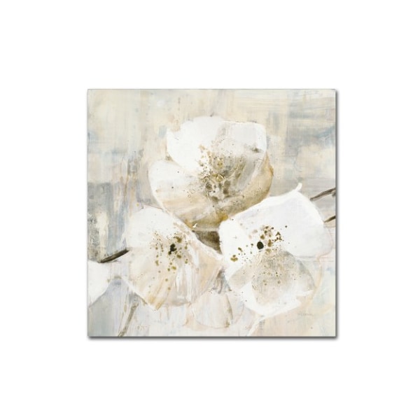 Trademark Fine Art Albena Hristova 'Elegance III Greige' Canvas Art, 14x14 - WAP01733-C1414GG