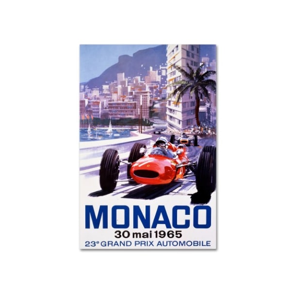 Trademark Fine Art Lantern Press 'Racing 4' Canvas Art, 30x47 - ALI09936-C3047GG