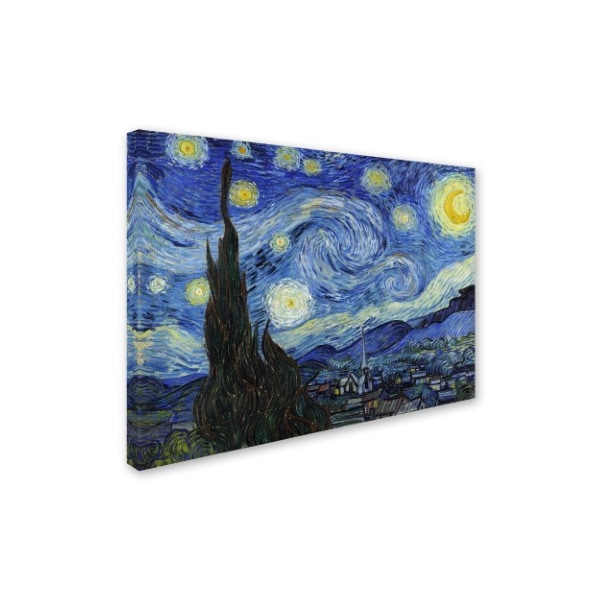 Trademark Fine Art Vincent van Gogh 'Starry Night' Canvas Art, 18x24 - AA01270-C1824GG