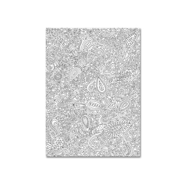 Trademark Fine Art Hello Angel 'Oodles of Doodles' Canvas Art, 14x19 - ALI2888-C1419GG