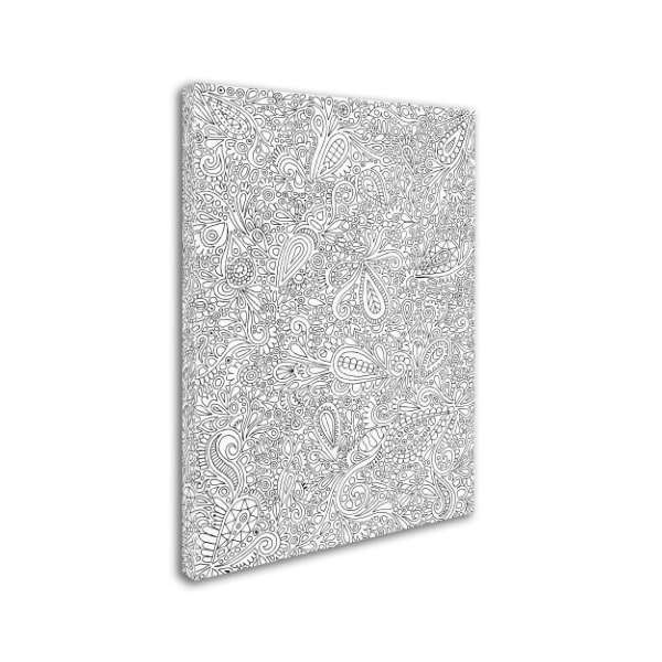 Trademark Fine Art Hello Angel 'Oodles of Doodles' Canvas Art, 14x19 - ALI2888-C1419GG