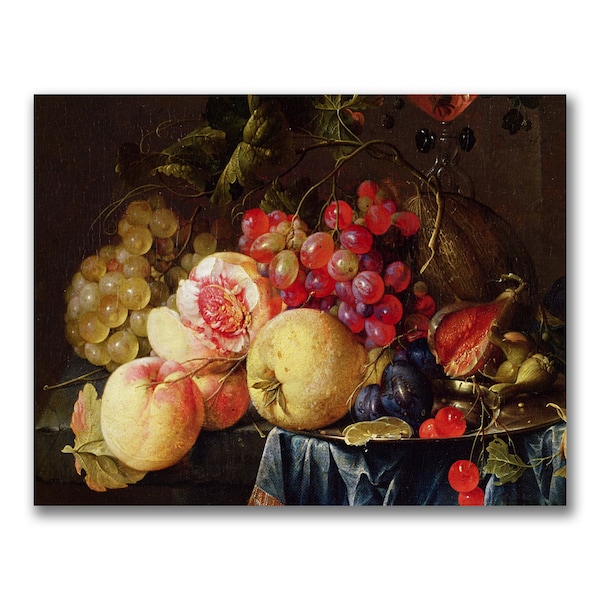 Trademark Fine Art Cornelis de Heem 'Still Life II' Canvas Art, 18x24 - BL0811-C1824GG