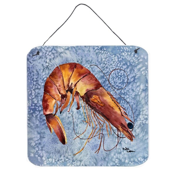 Micasa Shrimp Aluminium Metal Wall or Door Hanging Prints - MI235929