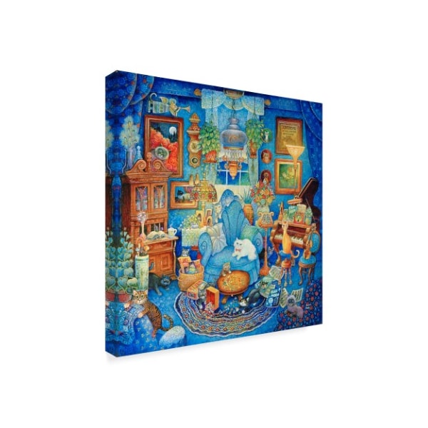 Trademark Fine Art Bill Bell 'Blue Room' Canvas Art, 18x18 - ALI25615-C1818GG