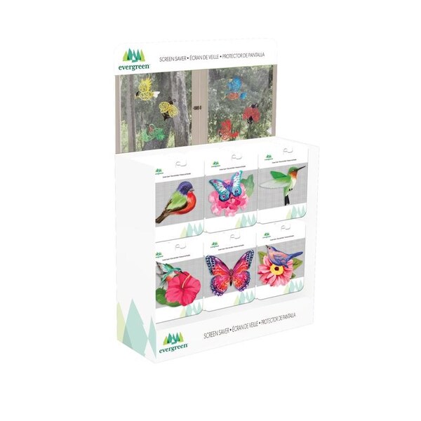 Meadowcreek Meadowcreek Assorted Metal 4.25 in. H Screen Savers Outdoor Decoration, PK78 - ZAC47M3118