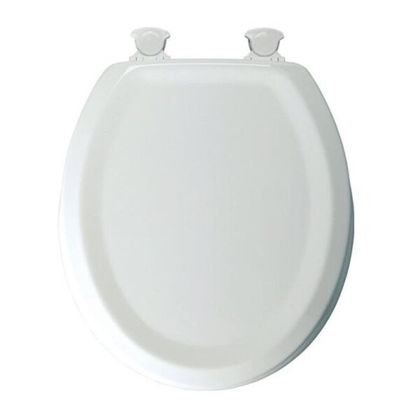 Mayfair Mayfair 25EC-000 Toliet Round Sculpted Seat - White - 4266458