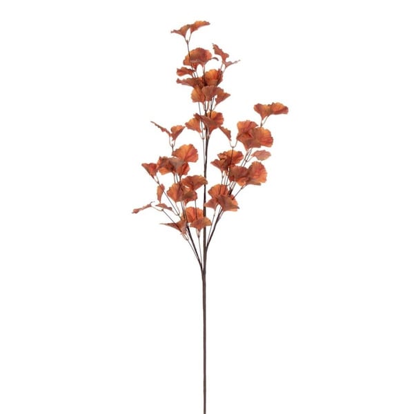 Vickerman 32 in. Autumn Orange Leaf Spray, 4 Piece per Bag - FT225932