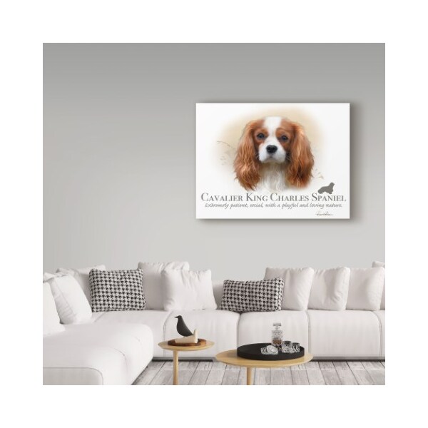 Trademark Fine Art Howard Robinson 'Cavalier King Charles Spaniel' Canvas Art, 14x19 - ALI24063-C1419GG