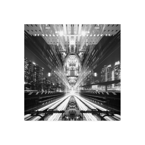 Trademark Fine Art Koji Tajima 'Electro Warp' Canvas Art, 18x18 - 1X08438-C1818GG