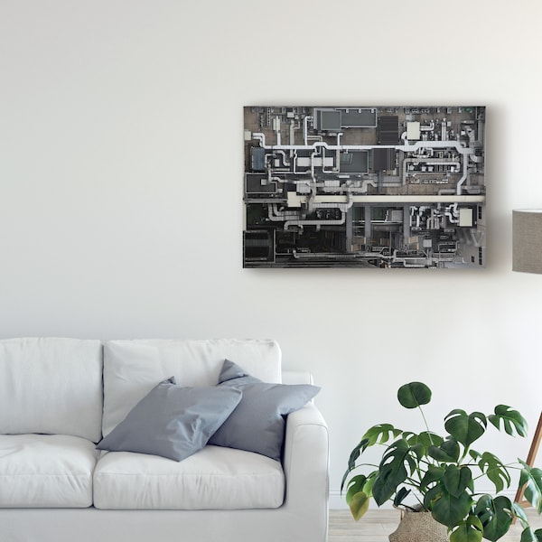 Trademark Fine Art Koji Tajima 'Circuit' Canvas Art, 12x19 - 1X07562-C1219GG
