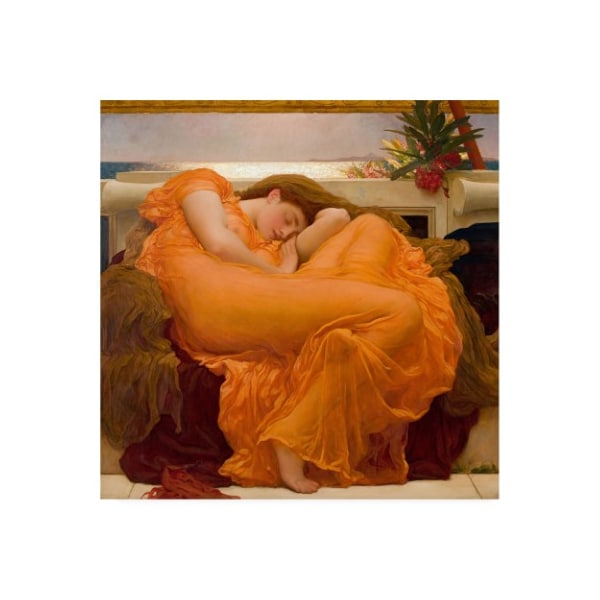Trademark Fine Art Frederic Leighto 'Flaming June In Dress' Canvas Art, 35x35 - IC01894-C3535GG