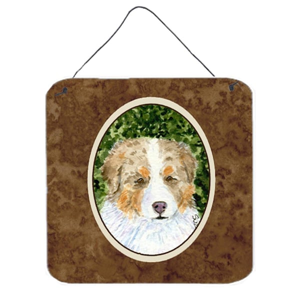 Micasa Australian Shepherd Aluminium Metal Wall Or Door Hanging Prints - MI233579
