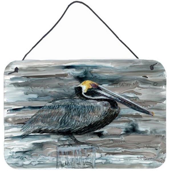 Jensendistributionservices Pelican In Grey Wall and Door Hanging Prints - MI2556246
