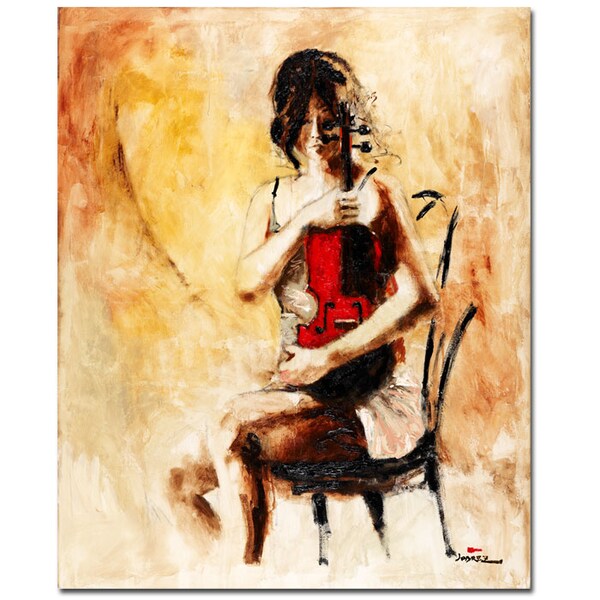 Trademark Fine Art Joarez 'Divine Melody' Canvas Art, 14x19 - MA0124-C1419GG