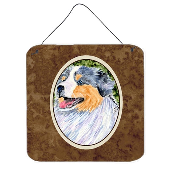 Micasa Australian Shepherd Aluminium Metal Wall Or Door Hanging Prints - MI751981