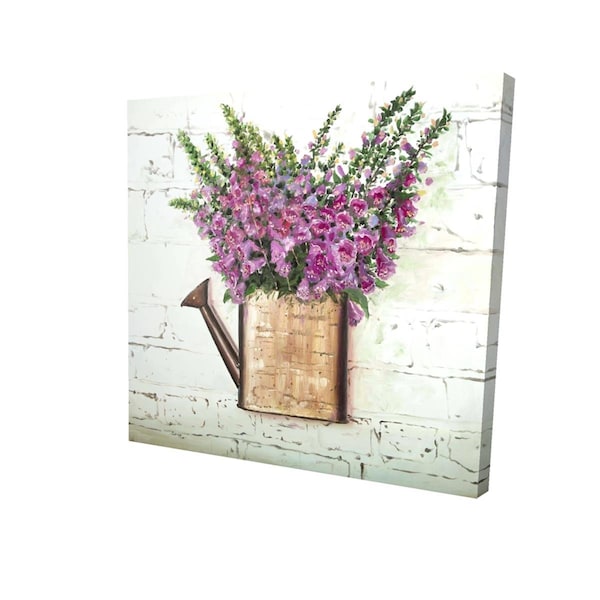 Fondo 12 x 12 in. Purple Foxglove Flowers-Print on Canvas - FO2791964