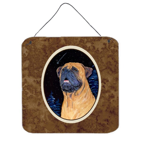 Micasa Bullmastiff Aluminium Metal Wall Or Door Hanging Prints - MI628600